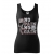 TANK TOP DAMSKI  NA SIŁOWNIĘ   NO PAIN NO GAIN SKULL