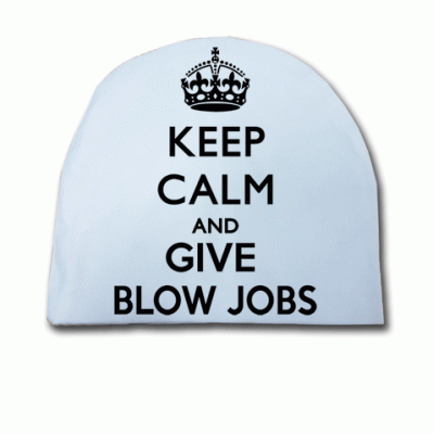 CZAPKA KEEP CALM AND GIVE BLOW JOBS