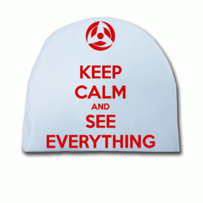 CZAPKA KEEP CALM AND SEE EVERYTHING