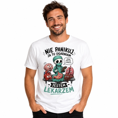 KOSZULKA LEKARZE NIE PANIKUJ
