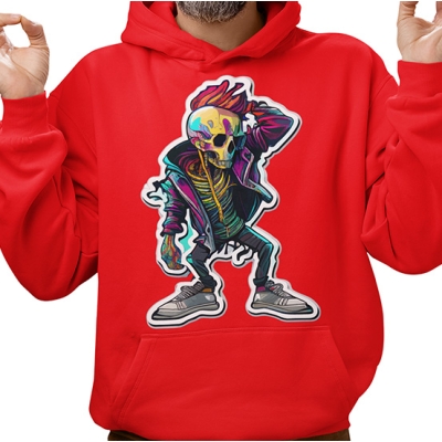 BLUZA Z KAPTUREM SKULL ONE 1