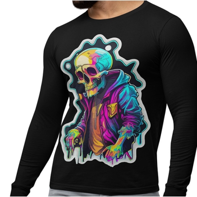 LONGSLEEVE SKULL ONE 2