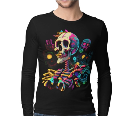 LONGSLEEVE SKULL ONE 3