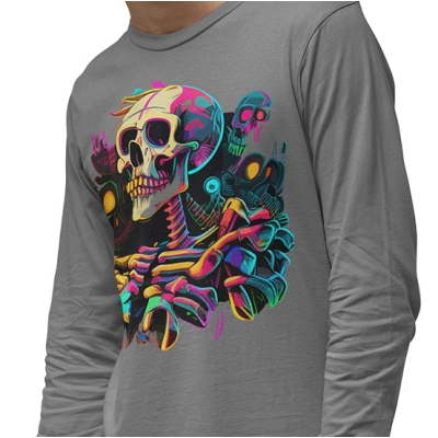 LONGSLEEVE SKULL ONE 3