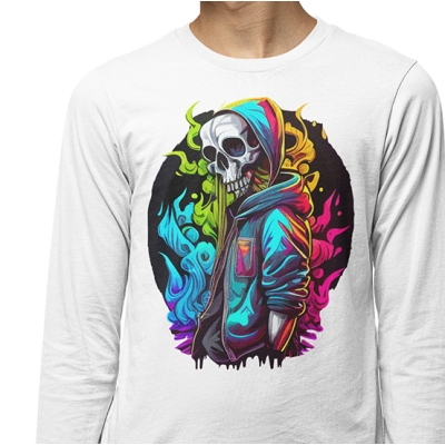 LONGSLEEVE SKULL ONE 4