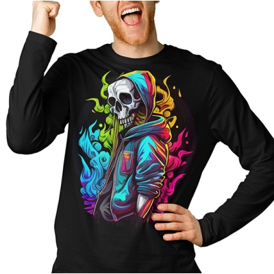 LONGSLEEVE SKULL ONE 4