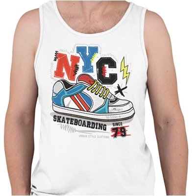 TANK TOP SKATEBOA RDING