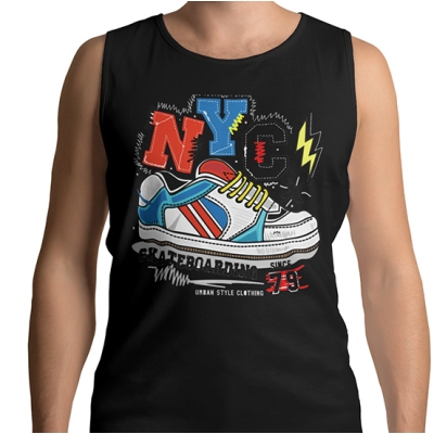 TANK TOP SKATEBOA RDING