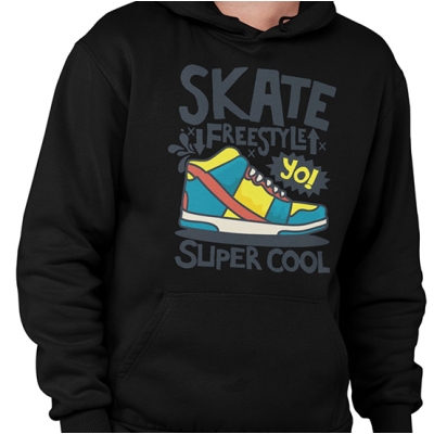 BLUZA Z KAPTUREM SKATE FREESTYLE