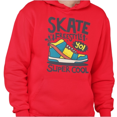 BLUZA Z KAPTUREM SKATE FREESTYLE