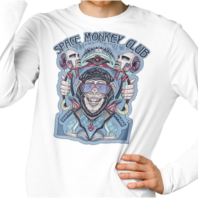 LONGSLEEVE SPACE MONKEY CLUB