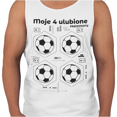 TANK TOP 4 ULUBIONE PRZEDMIOTY