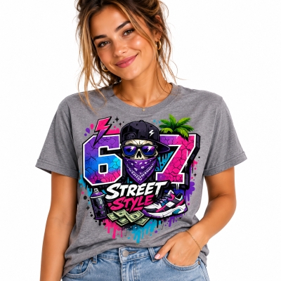 KOSZULKA DAMSKA  67 STREET STYLE
