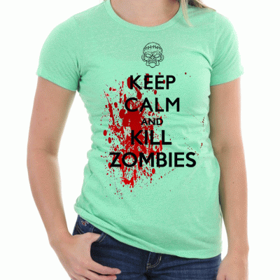 (D) KEEP CALM AND KILL ZOMBIES
