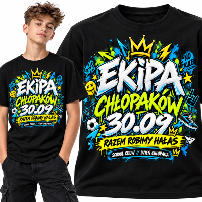 KOSZULKA DZIEŃ CHŁOPAKA EKIPA CHŁOPAKÓW
