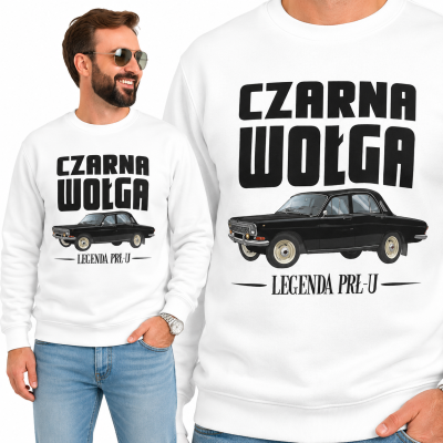 BLUZA AUTA  PRL CZARNA WOŁGA 2