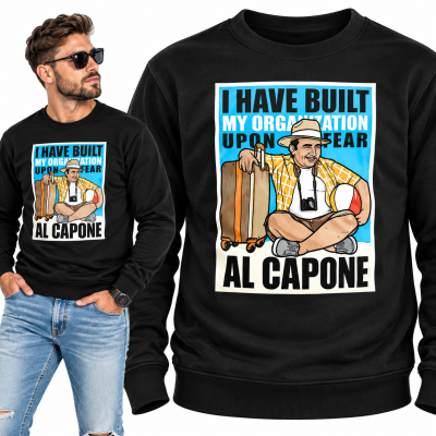 BLUZA  ŚMIESZNA AL CAPONE HOLIDAY