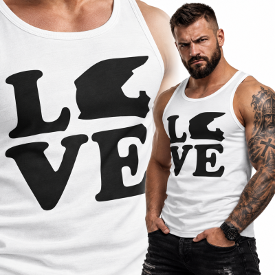 TANK TOP ŚMIESZNY MOTORYZACYJNE LOVE CROSS