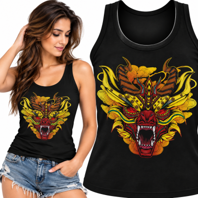 TANK TOP ŚMIESZNY   DAMSKI NAGA
