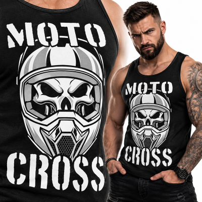 TANK TOP ŚMIESZNY  MOTORYZACYJNE MOTOCROSS