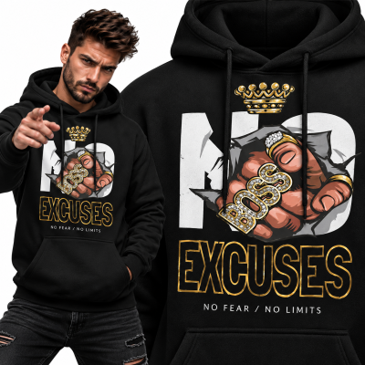 BLUZA Z KAPTUREM BOSSEXCUSES