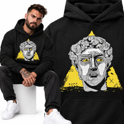 BLUZA Z KAPTUREM CREATIVE SCULPTURE OF DAVID 2