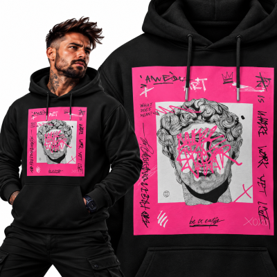 BLUZA Z KAPTUREM CREATIVE SCULPTURE OF DAVID
