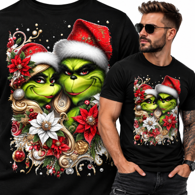 KOSZULKA ŚWIĄTECZNA GRINCH LOVE
