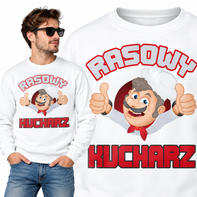 BLUZA ŚMIESZNA RASOWY KUCHARZ