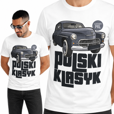 KOSZULKA AUTA PRL WARSZAWA 2