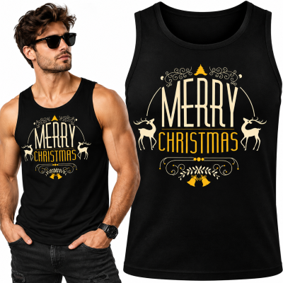 TANK -TOP ŚWIĄTECZNY  MERRY CHRISTMAS 3