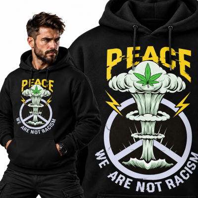 BLUZA Z KAPTUREM CANNABIS GANK