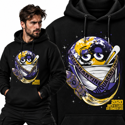 BLUZA Z KAPTUREM EARTH QUARANTINE