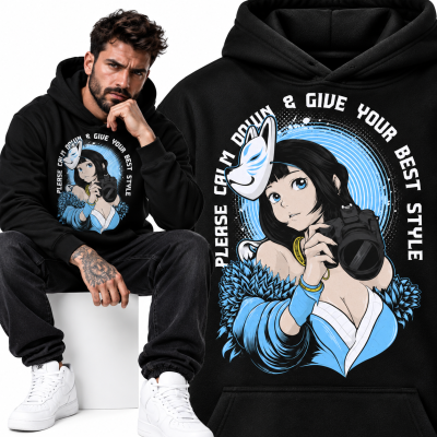BLUZA Z KAPTUREM KITSUNE