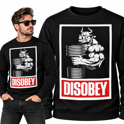 BLUZA ŚMIESZNA BULL DISOBEY