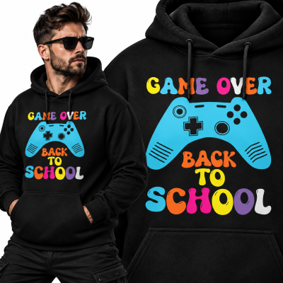 BLUZA Z KAPTUREM GAME OVER SCHOOL