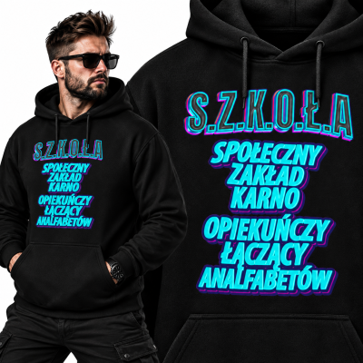 BLUZA Z KAPTUREM SZKOŁA