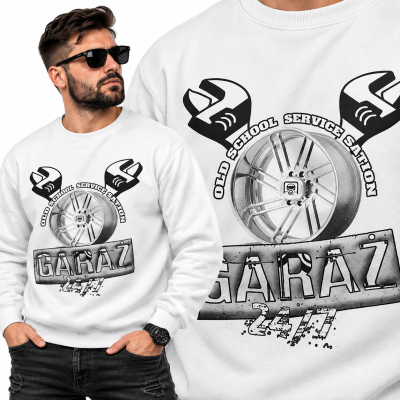 BLUZA ŚMIESZNA GARAŻ SERVICE