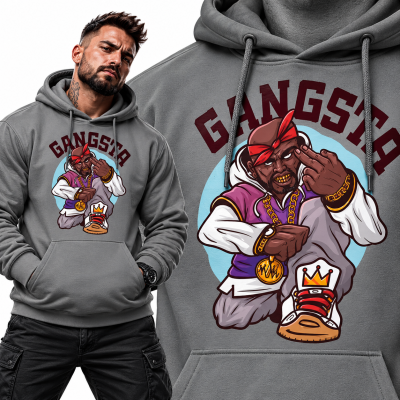 BLUZA Z KAPTUREM GANGSTA