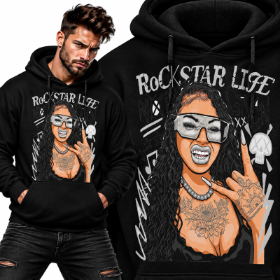 BLUZA Z KAPTUREM NO GIVEN