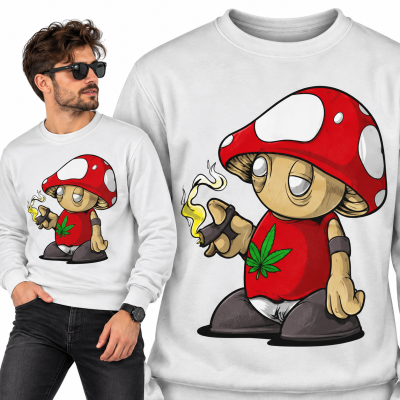 BLUZA ŚMIESZNA MUSHROOMS