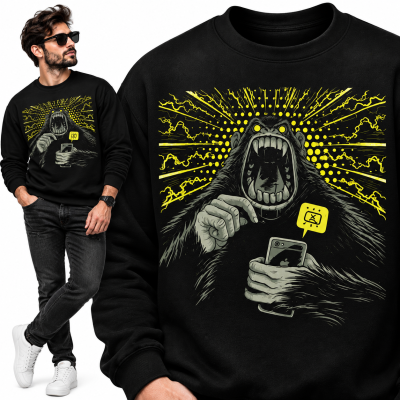 BLUZA ŚMIESZNA  GORIPHONE