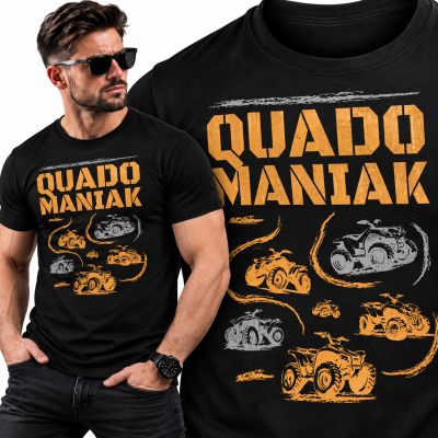 KOSZULKA   ŚMIESZNA QUAD MANIAK