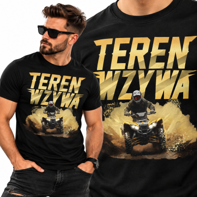 KOSZULKA  ŚMIESZNA  TEREN WZYWA