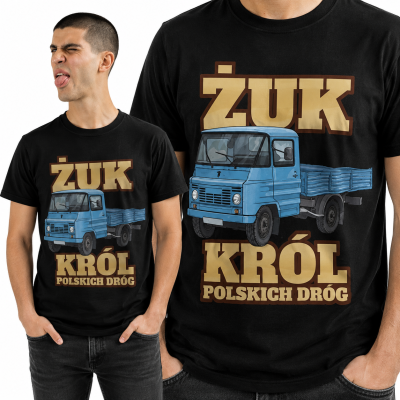 KOSZULKA AUTA PRL ŻUK