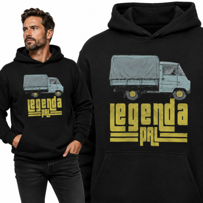 BLUZA Z KAPTUREM AUTA PRL ŻUK 2