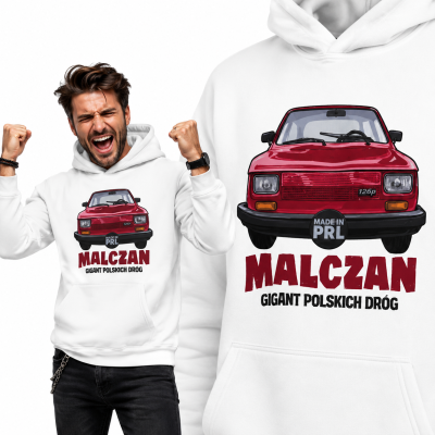 BLUZA Z KAPTUREM AUTA PRL MALUCH 2