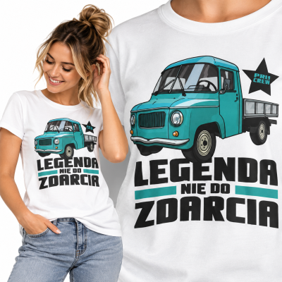 DAMSKA KOSZULKA AUTA PRL NYSA LEGEND NIE DO ZDARCIA
