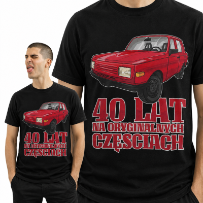 KOSZULKA AUTA PRL WARTBURG