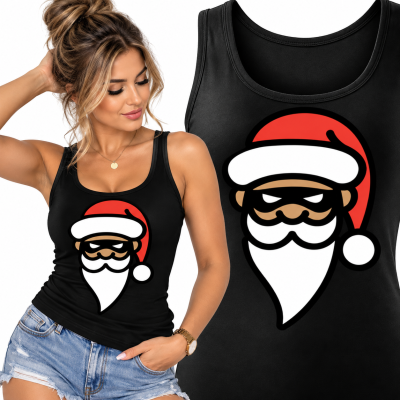 TANK TOP DAMSKI ŚWIĄTECZNY  BAD SANTA